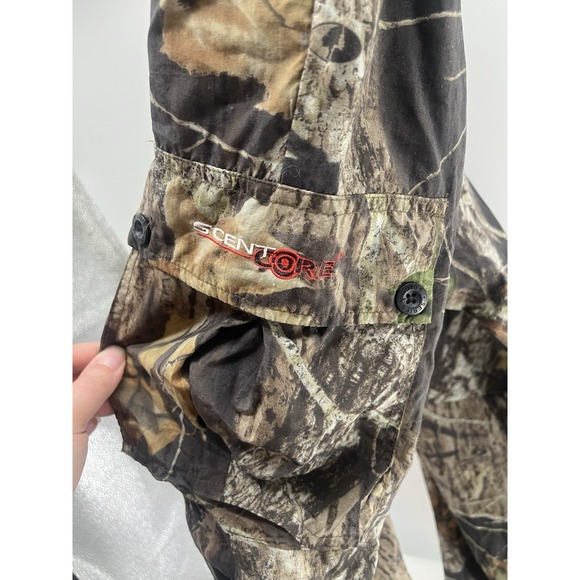 Gander Mountain Guide Series Camo Cargo Convertible Pants L Scent Shield Hunting - Picture 4 of 7